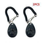 Dog Training Clicker with Wrist Strap – Pet Obedience Trainer Tool Averae