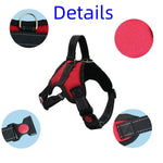 No-Pull Reflective Dog Harness Vest – Adjustable, Padded & Durable Averae